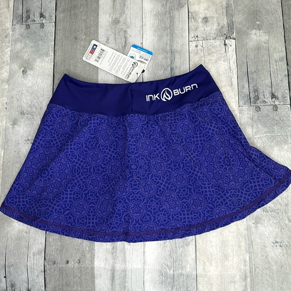 INK n BURN VIOLET MANDALA Technical Fabric Sports Skirt  Size 2 - Picture 7 of 12